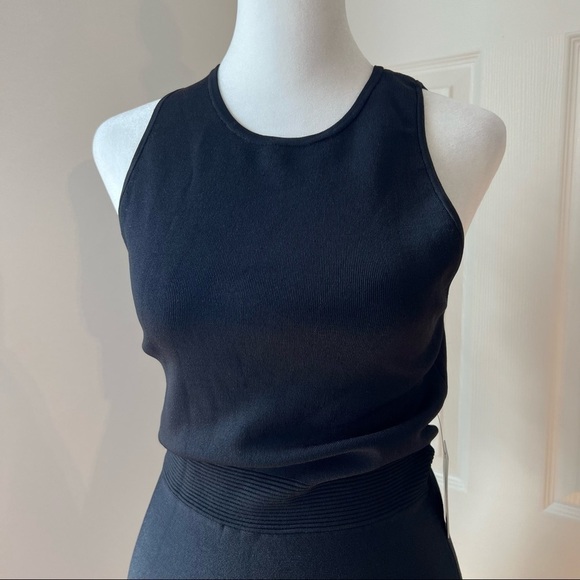 EXPRESS Sleeveless Fit & Flare Sweater Dress - Picture 6 of 11